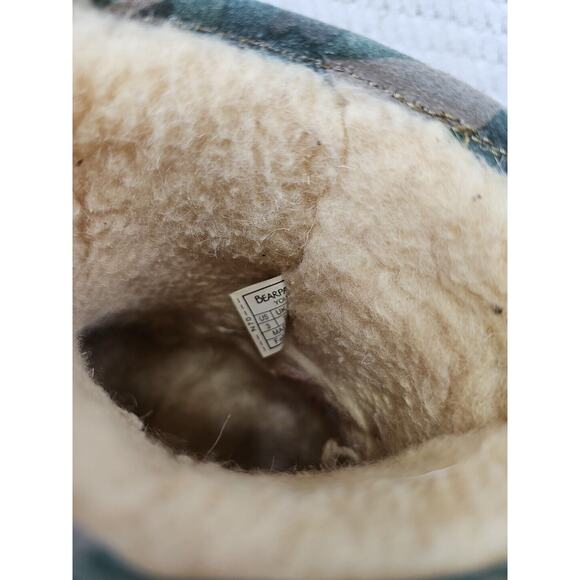 Bearpaw Boots Girls Size 3 Camoflauge Slip On Fur Lined - Picture 8 of 9